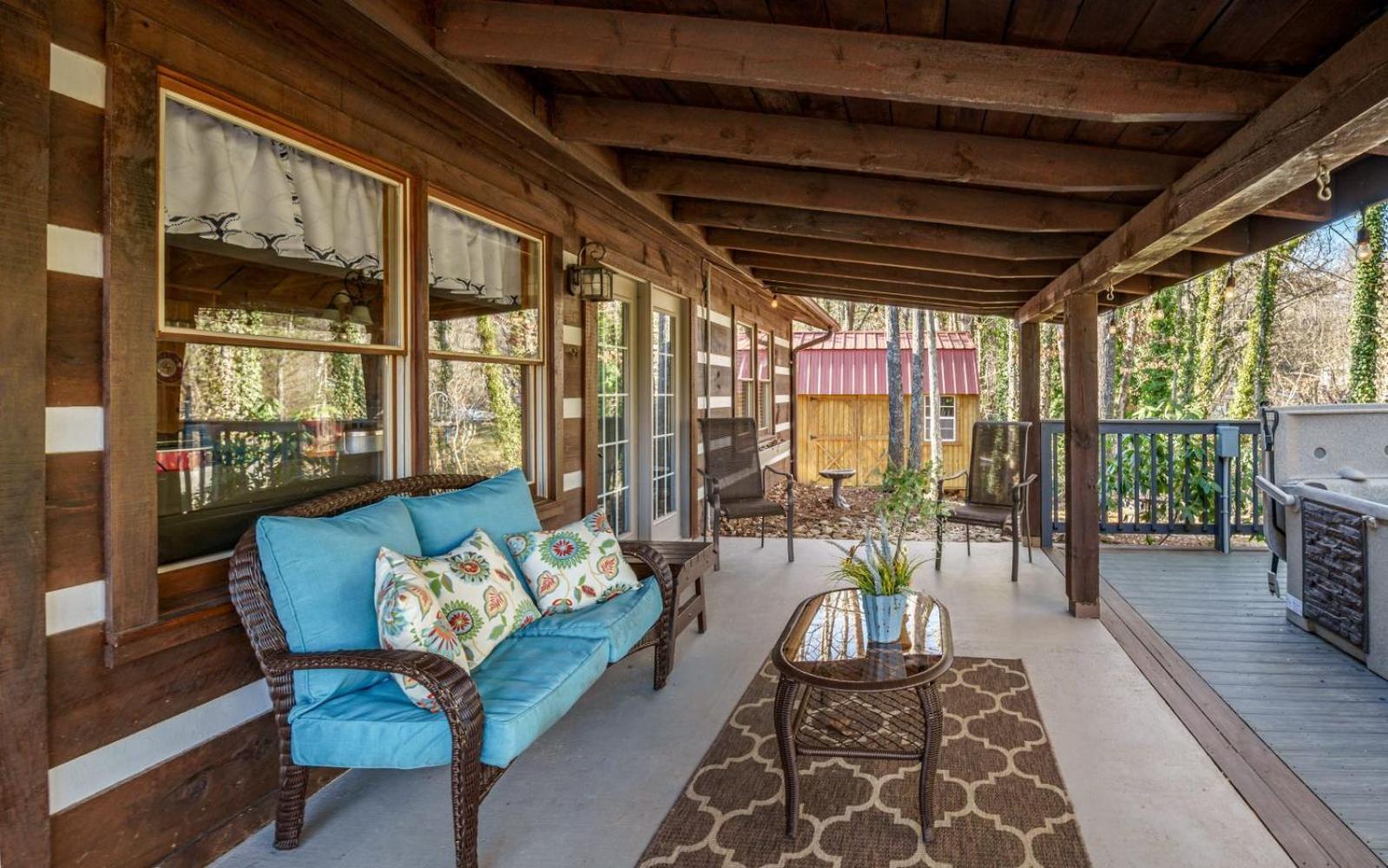 Wooded Bliss Hot Tub Single Level Cabin With No Steps Rocking Chairs And Wooded Views بيدجن فورج المظهر الخارجي الصورة